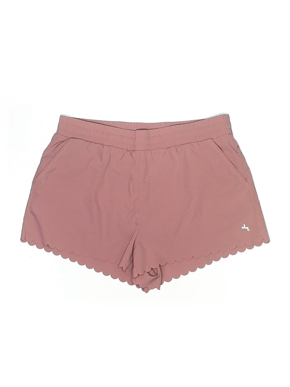 Size Medium Women’s Hem Active Shorts - Dusty Rose
